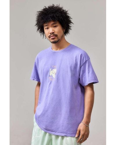 Urban Outfitters Uo Purple Cat T-shirt
