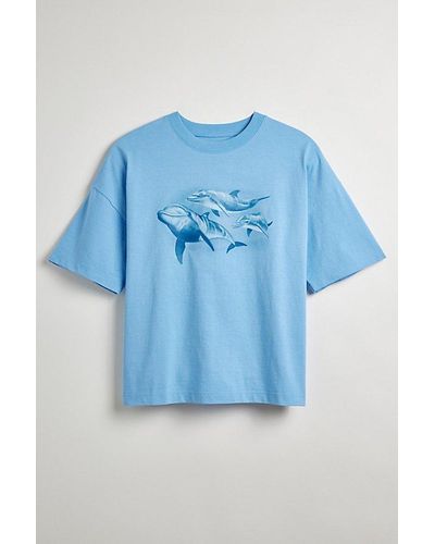 Urban Outfitters Uo Tropics Tee - Blue