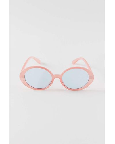 Urban Outfitters Gambit Round Sunglasses - Pink