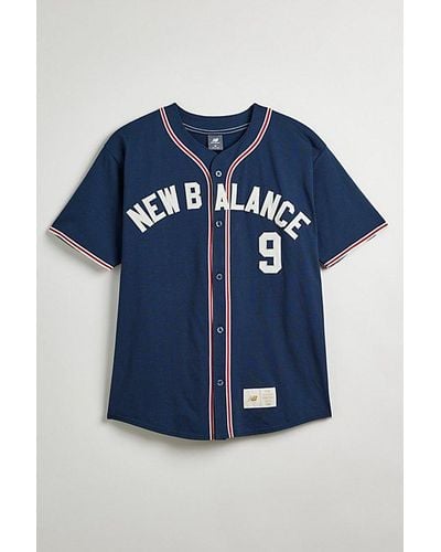New Balance Baseball Jersey Top - Blue