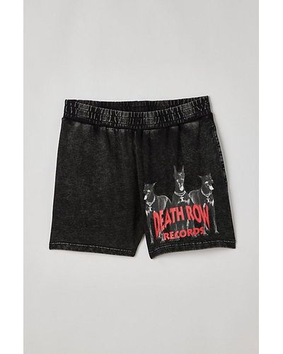 Urban Outfitters Death Row Records Uo Exclusive Sweat Short - Black