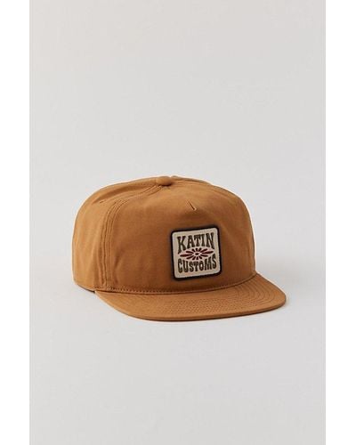 Katin Logo Snapback Baseball Hat - Brown