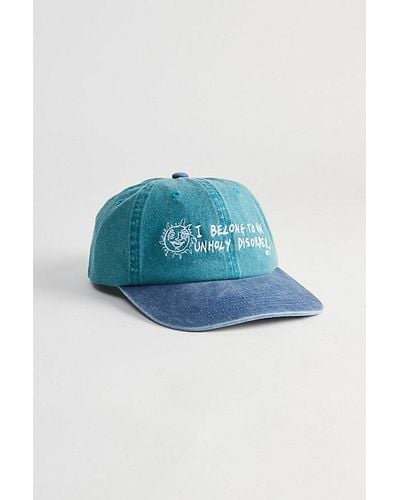 Obey Pigment 6-Panel Baseball Hat - Blue