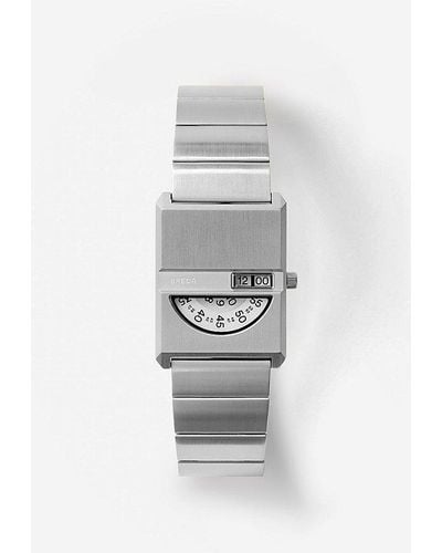Breda Pulse Tandem Metal Bracelet Watch - Grey