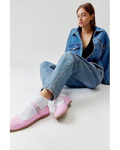 Urban Outfitters Ruffle Ankle Sock - Blue