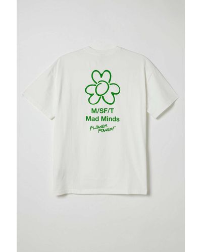 M/SF/T Organics Tee In White,at Urban Outfitters