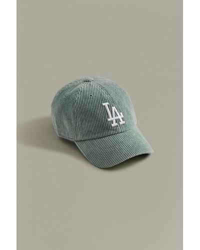 '47 Uo Exclusive Mlb Los Angeles Dodgers Cord Baseball Hat - Green