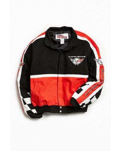 Urban Outfitters Vintage Nascar Corvette Jacket - Red