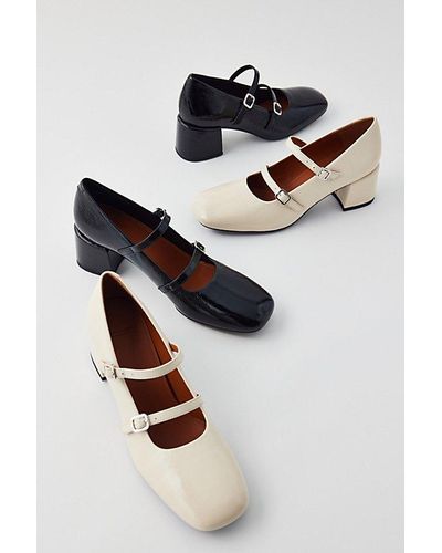 Vagabond Shoemakers Adison Double Strap Mary Jane Heel - Natural