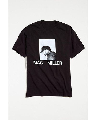 Urban Outfitters Mac Miller Portrait Tee - Black