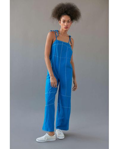 Louis Vuitton Belted Jumpsuit in Blue — UFO No More