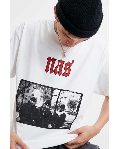 Urban Renewal Inspired By Vintage Nas Photo White T-shirt