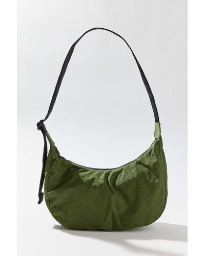 BAGGU Medium Nylon Crescent Bag - Green
