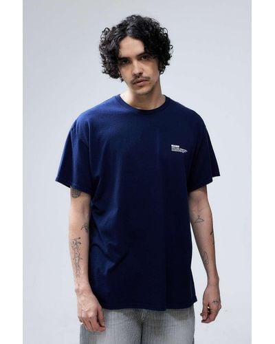 Urban Outfitters Uo Navy Mars T-shirt - Blue