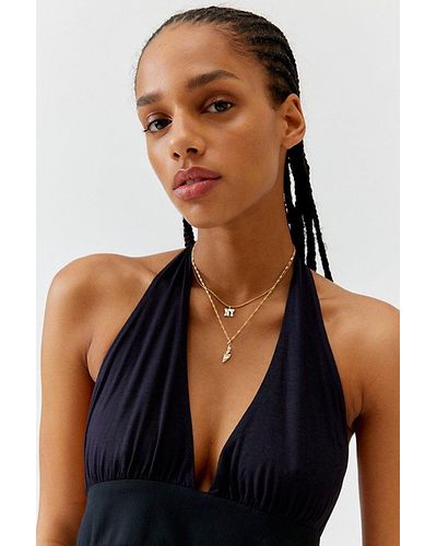 Urban Outfitters New York Layering Necklace Set - Blue