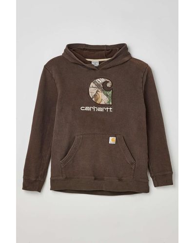 Urban Renewal Vintage Carhartt Hoodie Sweatshirt - Brown
