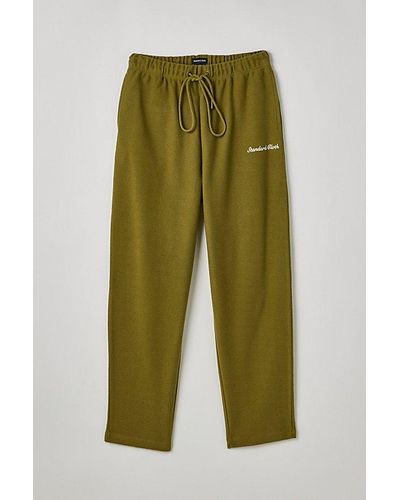 Standard Cloth Classic Reverse Terry Foundation Sweatpant - Green