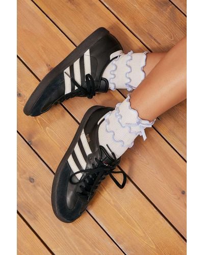 Out From Under Frill Socks - Black