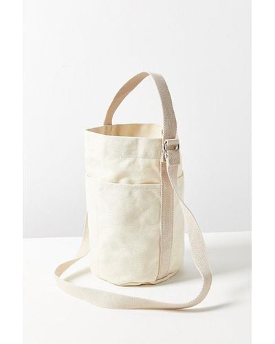 Urban Outfitters Canvas Bucket Bag - Natural