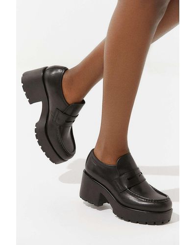 Vagabond Shoemakers Dioon Platform Loafer - Black