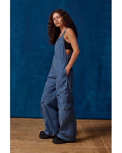 BDG Perry Baggy Utility Jumpsuit In Blue,at Urban Outfitters