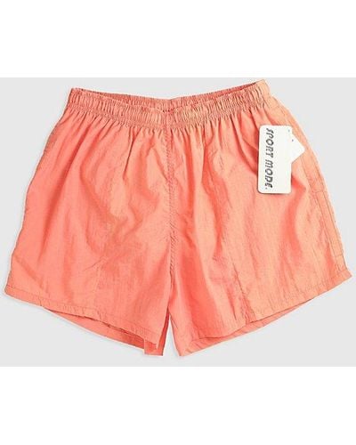 Urban Outfitters Deadstock Sport Mode Nylon Shorts - Pink