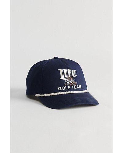 American Needle Miller Lite Golf Team Hat - Blue