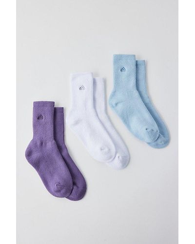 adidas Cushion Comfort Crew Sock 3-Pack - Blue