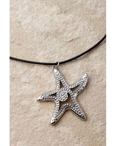Silence + Noise Silence + Noise Starfish Cord Necklace - Natural