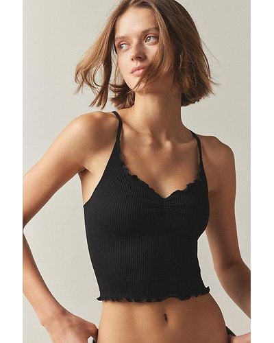 Out From Under Aurelia Seamless Ribbed Cami - Black