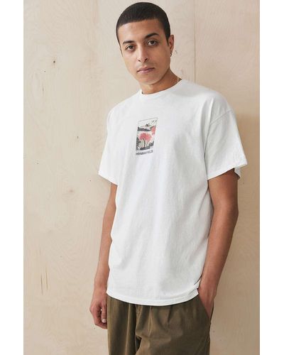 Urban Outfitters Uo Hiyamaki Fields T-shirt - White