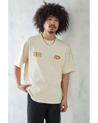 Fila Uo Exclusive Birch Heritage T-shirt - Natural