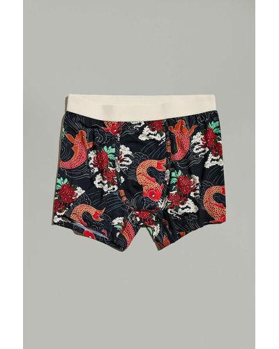 Urban Outfitters Koi Fish Boxer Brief - Blue
