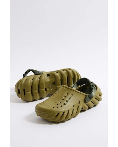 Crocs™ Olive Echo Clogs - Green