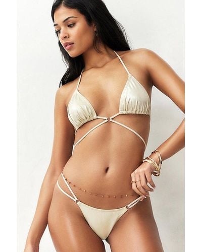 Out From Under Teya Strappy Bikini Bottom - Natural