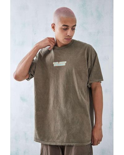 Urban Outfitters Uo Washed Pass Joints Not Judgements T-shirt - Brown