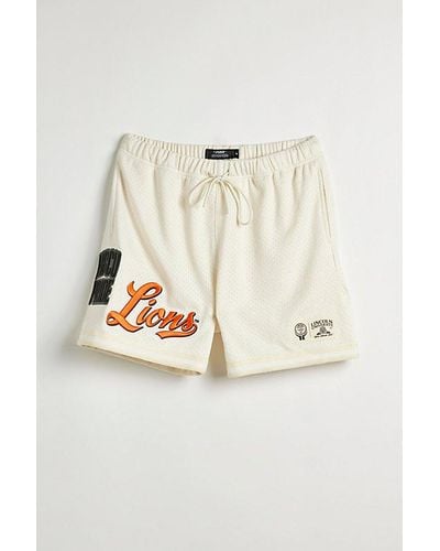Urban Outfitters Lincoln College Uo Exclusive 5" Mesh Short - Natural