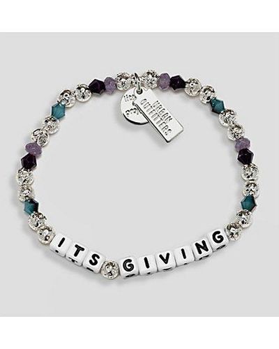 Little Words Project Uo Exclusive It'S Giving Beaded Bracelet - Blue