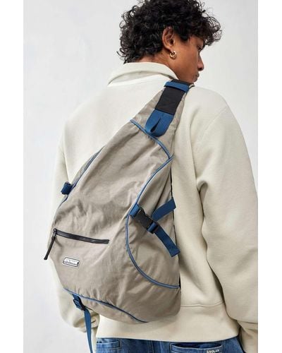 iets frans... Taupe One Shoulder Utility Backpack - Grey