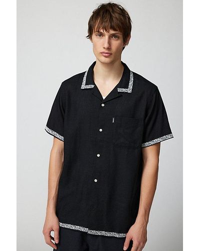M/SF/T Sf/T Pandaan Linen Shirt Top - Black