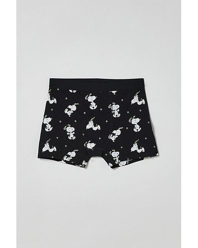 Urban Outfitters Snoopy Boxer Brief - Black