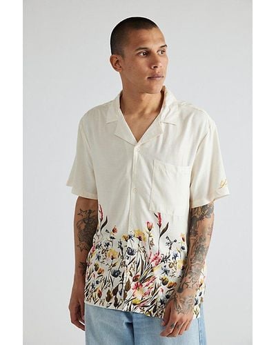 Native Youth Fike Floral Shirt Top - White