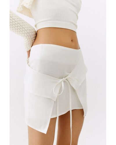 Lioness La Palma Wrap Skirt - White