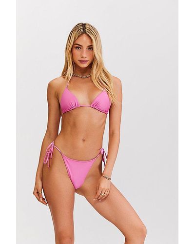 Sunkissed Le Triangle String Bikini Bottom - Pink