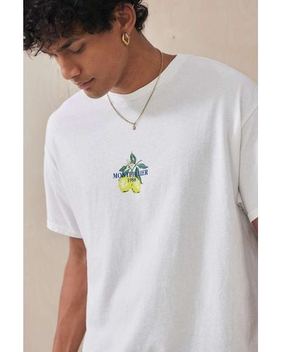 Urban Outfitters Uo Lemon Montpellier T-shirt - Grey