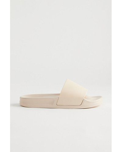 Urban Outfitters Uo Molded Slide Sandal - White