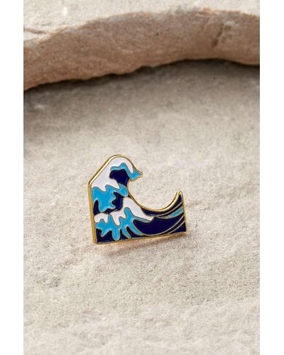 Urban Outfitters Uo Wave Pin - Natural