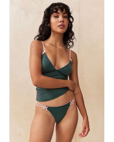 Out From Under Je T'aime Tanga Thong - Green