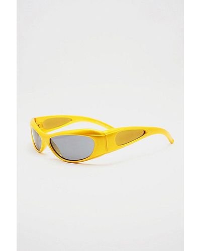 Urban Outfitters Vintage Motier Sunglasses - Yellow