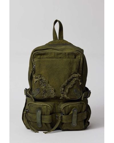 BDG Distressed Backpack In Olive,at Urban Outfitters - Green
